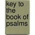 Key to the Book of Psalms