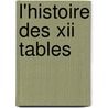 L'histoire Des Xii Tables door Paul Frdric Girard