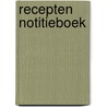 Recepten notitieboek
