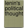 Lenin's Political Thought door Neil Harding
