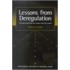 Lessons From Deregulation