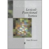 Lexical-Functional Syntax door Joan W. Bresnan