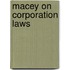 Macey On Corporation Laws
