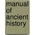 Manual of Ancient History