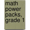 Math Power Packs, Grade 1 by Frank Schaffer