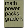 Math Power Packs, Grade K door Frank Schaffer