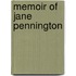 Memoir of Jane Pennington