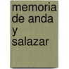 Memoria de Anda y Salazar by Unknown