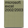 Microsoft Excel 2002/2003 door Edi Bauer