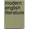 Modern English Literature door Henry Hegart Breen