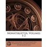Monatsbltter, Volumes 1-2 by Paul Magunna
