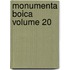 Monumenta Boica Volume 20