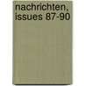 Nachrichten, Issues 87-90 by lkerkund Gesellschaft Fü