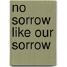No Sorrow Like Our Sorrow door David B. Chesebrough
