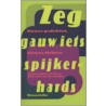 Zeg gauw iets spijkerhards