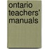 Ontario Teachers' Manuals