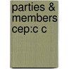 Parties & Members Cep:c C door Susan E. Scarrow