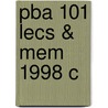 Pba 101 Lecs & Mem 1998 C door British Academy