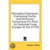 Philosophical Experiments door Stephen Hales