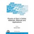 Physics Of Spin In Solids