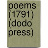 Poems (1791) (Dodo Press) door Mary Robinson