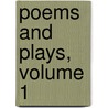 Poems and Plays, Volume 1 door Percy MacKaye