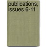 Publications, Issues 6-11 door Jersiaise Soci t