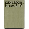 Publications, Issues 8-10 by Cambridge Histo