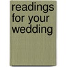 Readings For Your Wedding door Brian Magee