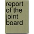 Report of the Joint Board