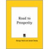 Road To Prosperity (1927) by Sir Josiah Stamp
