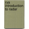 Rya Introduction To Radar door Royal Yachting Association