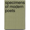 Specimens Of Modern Poets by Algernon Charles Swinburne
