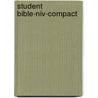 Student Bible-niv-compact by Zondervan Publishing House
