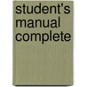 Student's Manual Complete door Richard Harrison Black
