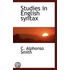 Studies In English Syntax