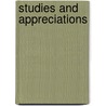 Studies and Appreciations by Lewis Edwards Gates