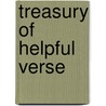 Treasury of Helpful Verse door John White Chadwick