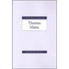 Understanding Thomas Mann by Hannelore Mundt
