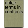 Unfair Terms In Contracts door Scottish Law Commission