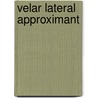 Velar Lateral Approximant door Miriam T. Timpledon