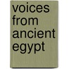Voices from Ancient Egypt door R.B. Parkinson