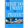 What Do I Want in Prayer? door William A. Barry