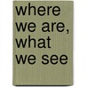 Where We Are, What We See door Onbekend