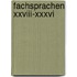 Fachsprachen Xxviii-xxxvi