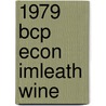 1979 Bcp Econ Imleath Wine door Onbekend