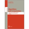 Algorithms and Computation door Peter J. Morin