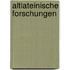 Altlateinische Forschungen