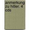 Anmerkung Zu Hitler. 4 Cds door Sebastian Haffner