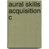 Aural Skills Acquisition C